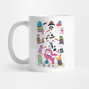 Whimsical Wonders in a Winter Dreamscape Mug